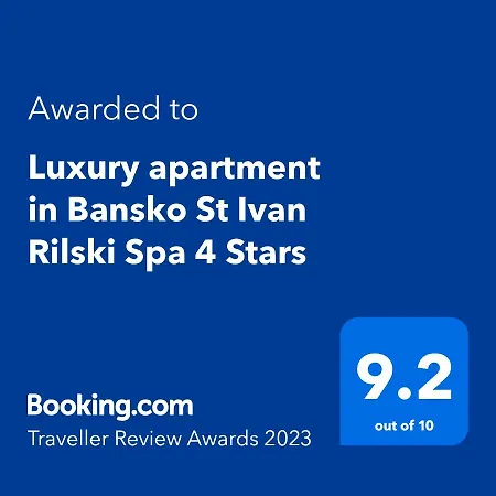 Luxury In St Ivan Rilski 4 Private & Minreal Hot Water Pools Appartement Bansko